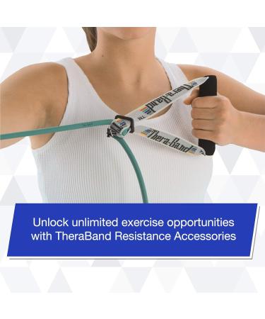 THERABAND Resistance Tubes - Professional Latex Elastic Tubing for Upper & Lower Body Core Exercise & Rehab - 25 Foot Tan Extra Thin Level 1 - Ideal for At-Home Workouts & Physical Therapy - Buy Online on GoSupps.com