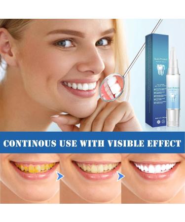 Neslemy Gum Shield Therapy Gel Gum Repair Treatment Gel Dentizen Gum Therapy Gel Teeth Whitening Essence Pen Deeply Cleaning Gums Enhances Overall Gum Health (3pcs) - Buy Online on GoSupps.com