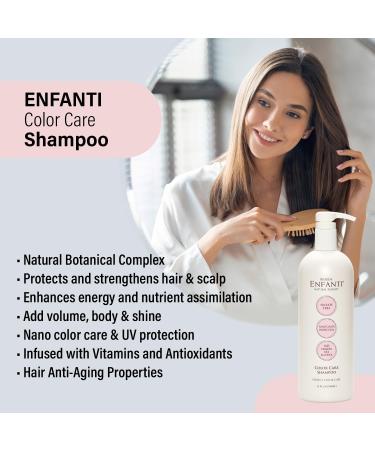 Enfanti Color Care Shampoo 32 oz | Sulfate Free Moisturizing & Revitalizing Treatment for Color-Treated Hair - Buy Online on GoSupps.com