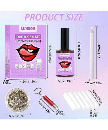 DIY Tooth Gemstone Kit - Create Stunning Tooth Jewelry with Glue & 5 Dental Drills - Buy Online on GoSupps.com