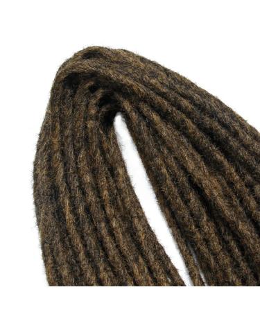 Thin 0.6cm Double Ended Synthetic Dreadlock Extensions - 20 Inch Crochet Hair Soft Hip-Hop Style Dreads - MT1B/27# - Buy Online on GoSupps.com