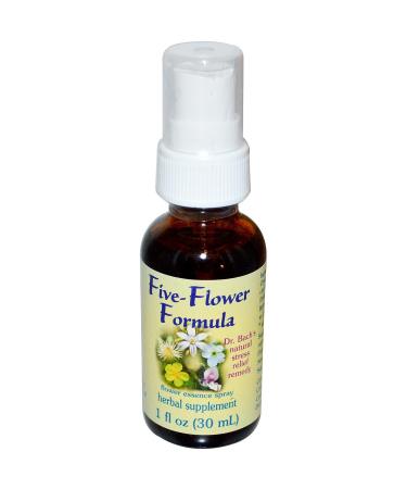 Flower Essence Services Five-Flower Formula Flower Essence Spray 1 fl oz (30 ml)