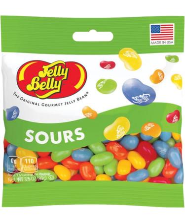 Jelly Belly Sours Gourmet Jelly Beans 3-Pack Bundle 100g - Christmas & Holidays Candy - Vegan Candy Dairy Free Snacks Kosher Candy Gluten Free Bulk Candy Stocking Stuffers for Teens - Buy Online on GoSupps.com