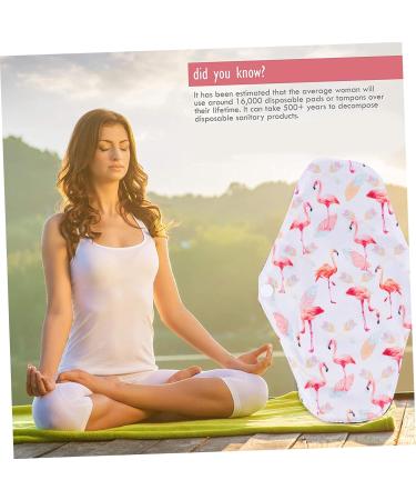 Reusable Menstrual Hygiene Pads - Washable Cloth Pads with Storage Bag (5 Pieces) - Eco-Friendly & Comfortable - Buy Online on GoSupps.com