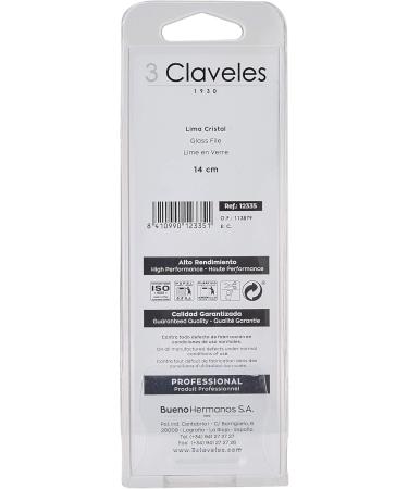 3 Claveles 12335 Glass File Sterilizable 14 cm - Buy Online on GoSupps.com
