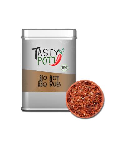 Jeske Sports Supplies Tasty Pott Organic grill spices spice mixtures BBQ grilling spices grill steak spices grill vegetables herbs biohot BBQ rob 100 g