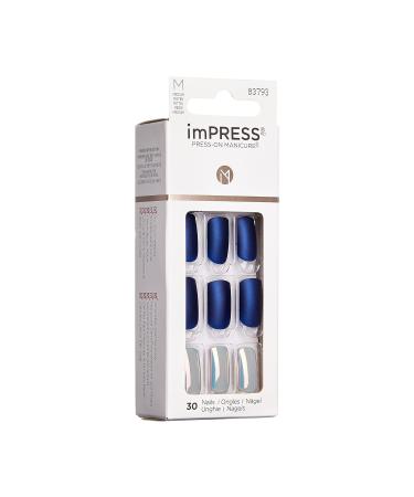 KISS IMPRESS PRESS-ON Manicure - Daydream Medium Square Pureefit Technology 30 Artificial Nails & Accessories - Shop Internationally - Buy Online on GoSupps.com