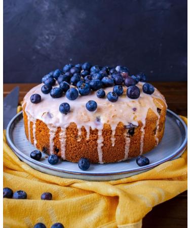 RUF Gluten-Free Lemon Cake with Fruity Glaze | Vegan Perfect for Every Occasion - International Shipping - Buy Online on GoSupps.com