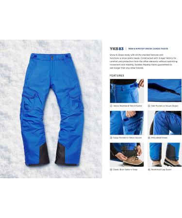 TSLA Men's Winter Snow Pants - Waterproof Insulated Ski Pants for Snowboarding - Khaki XX-Large - Buy Online on GoSupps.com