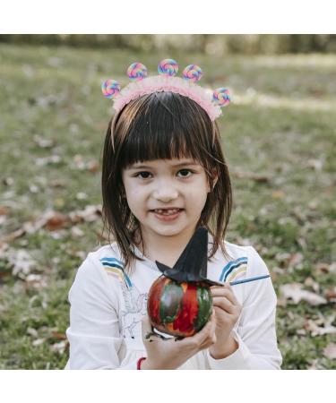 ifundom Lollipop Headband Candy Headband Rainbow Bopper Hair Hoops Christmas Funny Headband Flower Girl Headband Princess Diana Tiara Party Favors - Buy Online on GoSupps.com