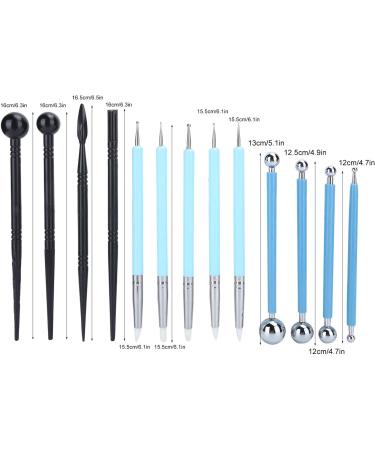 13 PCS Carving Modeling Clay Sculpting Tools Set - Premium Dotting Tools for Art Embossing & Nail Design - International Shipping Available - Buy Online on GoSupps.com