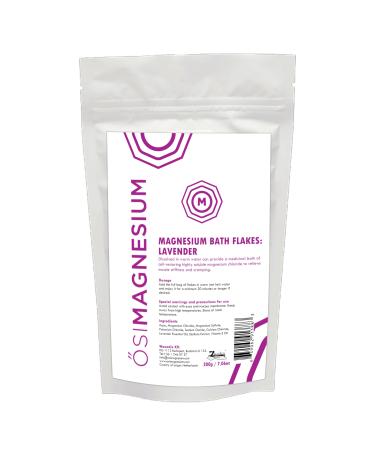 Bath Flakes with Lavender Essential Oil- 7oz for a Calm and Relaxed Evening