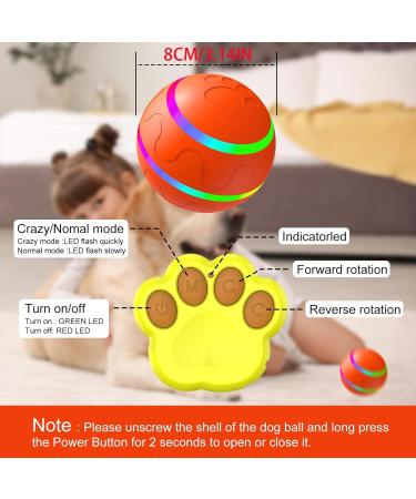 Shop Interactive Self-Strolling Dog Toy Ball - Wicked Ball with Remote Control | Intelligent Automatic Dog Toy for All Breeds - Buy Online on GoSupps.com