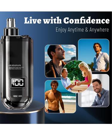Womens Nose Hair Trimmer Electric Nose Hair Trimmer Device Long Lasting Cordless Waterproof Shaver for Home Use with Durable Blade - Buy Online on GoSupps.com