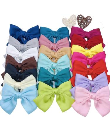 New 2025 Gift Fashion Big Large Bow Hairpin Soft Chiffon Hairgrips For Women New For Fashion Satin Trendy Lady Barrette Hair Accessories Jewelry Fashion Accessories Creative Gift - Buy Online on GoSupps.com