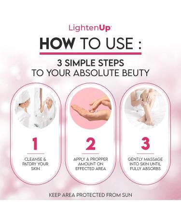 Lightenup Intimate Gel 1 fl oz - Brightening Cream for Inner Thighs, Bikini Area, Underarms - Dark Spot Remover with Kojic Acid, Niacinamide, Alpha Arbutin - Buy Online on GoSupps.com
