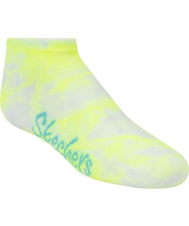 Skechers Girls' 6 Pack Low Cut Socks + 3 Pack Hair Ties 7-8.5 Multi - Set of 9 Accessories for Girls - Buy Online on GoSupps.com