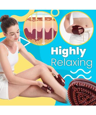 Cellulite Massager and Exfoliating Brush for Anti-Cellulite Treatment and Skin Health - Brown - Buy Online on GoSupps.com