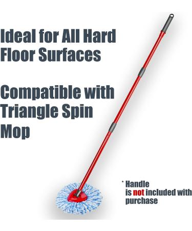homsis 6 Pack Mop Replace Head Compatible with O Cedar 2-Tank RinseClean Spin Mop - Mop Refills Made of Microfiber  Deep Cleaning  Machine Washable and Easy to Replace - Buy Online on GoSupps.com