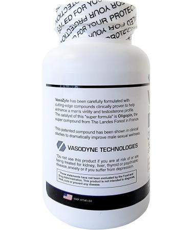 Generic VasoZyte 3 Bottles - Supports Nitric Oxide & Healthy Blood Flow - with Our Exclusive Formula Featuring Oligopin and Our Crystal Pure Extraction Process - for Well-Being - 3 Month Supply - Buy Online on GoSupps.com