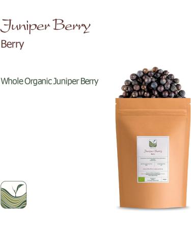 Juniper Whole Berry Organic Tea - Juicy And Large - Carefully Dried Berries - Juniper Berries Tea Juniper Berry Tea Juniper Berries Organic 100g - Buy Online on GoSupps.com