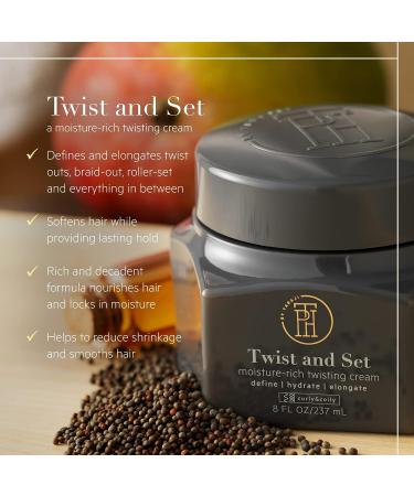 TPH by Taraji Twist and Set Twisting Creme 8oz - Define and Style Your Curls - Buy Online on GoSupps.com