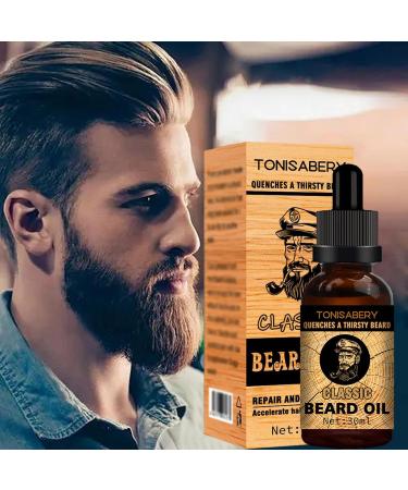 Lencyotool Men's Beard Oil & Growth Balm | Softens & Strengthens Beard | Essential Leave-in Conditioner - 30ml - Buy Online on GoSupps.com