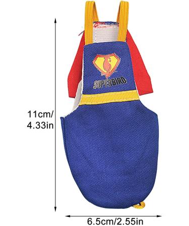 Bird Diaper Adjustable Parrot Flight Suits Leakproof Parrot Nappy Bird Flight Harness Suit Reusable Protective Parrot Nappy Clothes Fit Different Types of Parrots - Buy Online on GoSupps.com