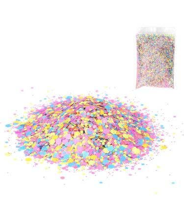 Face glitter iridescent glitter 50g mixed colors glitter hexagonal shape glitter nail glitter powder cosmetic makeup glitter for - Buy Online on GoSupps.com