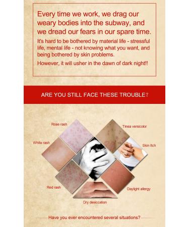 10 Piece YDF Antibacterial Cream for Redness, Itchiness, Eczema, Rosacea, Cutitis - Chinese Herbal Skin Health Saver - Buy Online on GoSupps.com