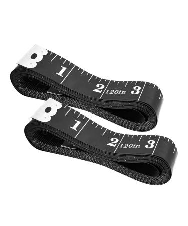 2 Pack Sewing Tape Measure120Inch/300cmDouble-Scale Soft Tape Measuring Body Weight Loss Medical Body  Measurement Sewing Tailor Cloth Ruler Dressmaker Flexible Ruler Tape Measure (Black) - Buy Online on GoSupps.com