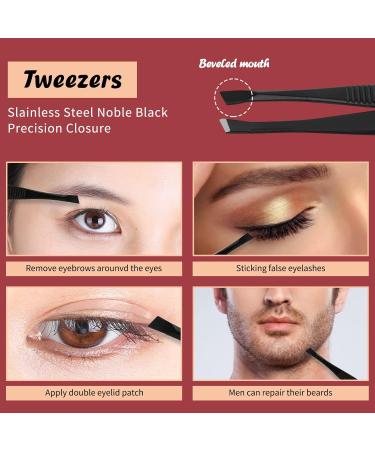 Arqumi 7 in 1 Eyelash Curler Set - Ultimate Makeup Tools for Men & Women | Eyelash Curler Brush Tweezers Scissors & Eyebrow Trimmer - International Shipping Available - Buy Online on GoSupps.com