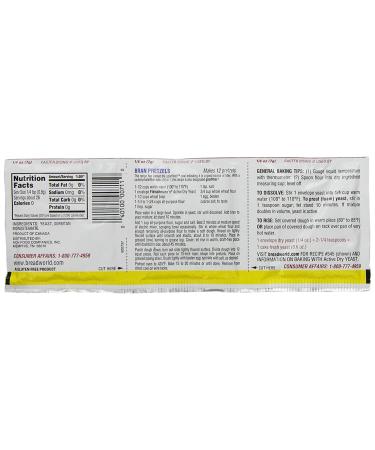 Fleischmann's Yeast Active Dry 0.75oz Packet - Pack of 9 | Baking Essential - Buy Online on GoSupps.com