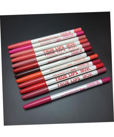 12pcs Waterproof Lip Liner & Eyeliner Pen Set - Multi-Use Lipstick & Eyeshadow Pencils - International Shipping Available - Buy Online on GoSupps.com