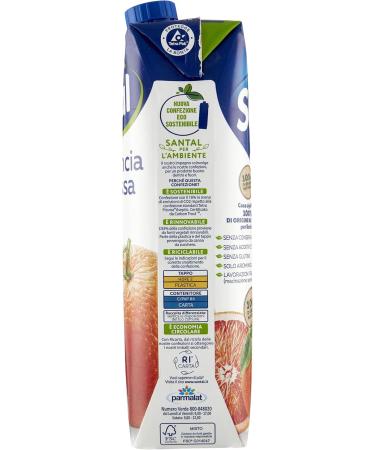 Santal - Red Orange Bevandda with 20% Arrance Rouge juice - 1000 ml - Buy Online on GoSupps.com