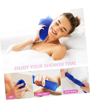 FRCOLOR 8 Pcs African Exfoliating Bath Towel & Sponge Set - Long Wash Cloths for Body Care & Relaxation - Ideal Bath Scrubber & Loofah for Men - Buy Online on GoSupps.com