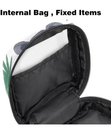 Sanitary Napkin Storage Bag Menstrual Cup Pouch Girls Travel Large Capacit Makeup Sanitary Pads Organizer Koala Palm Leaves Multi-colored 10 - Buy Online on GoSupps.com
