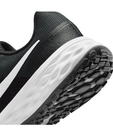 Nike Boys Revolution 6 Sneaker | Black White Dk Smoke Grey | 28.5 EU - International Shipping Available - Buy Online on GoSupps.com