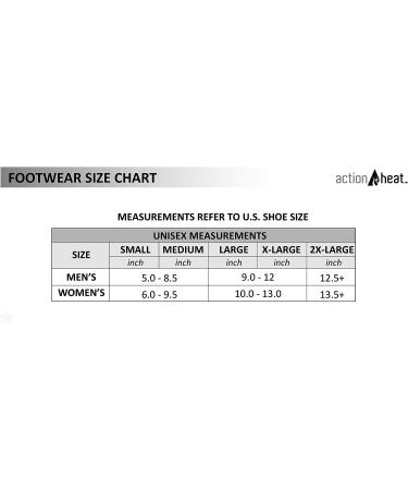 ActionHeat Rechargeable Heated Insoles with Remote - Deodorized, Breathable, Fleece Lined - Large/X-Large - Buy Online on GoSupps.com