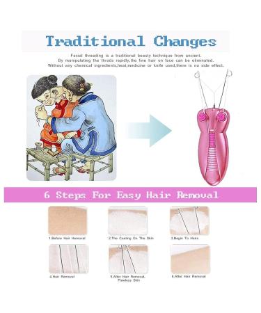 Face Hair Remover for Women - Electric Epilator with Cotton Thread Safe & Effective for Face & Body - Buy Online on GoSupps.com