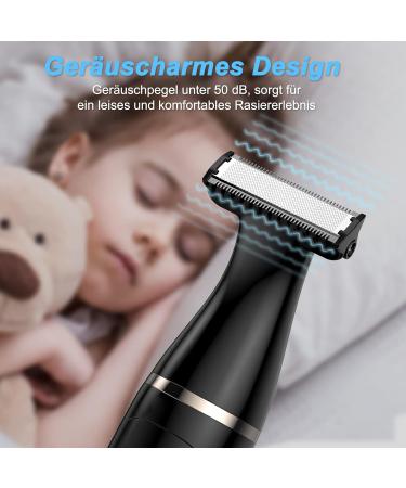 Intimate Razor for Men - Waterproof Body Groomer & Face Trimmer | IPX7 Wet/Dry Type C Rechargeable - Buy Online on GoSupps.com