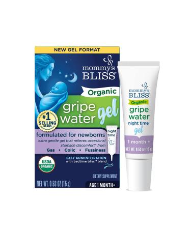 Mommy's Bliss Organic Gripe Water Gel Nighttime 1+ Month 0.53 oz (15 g)