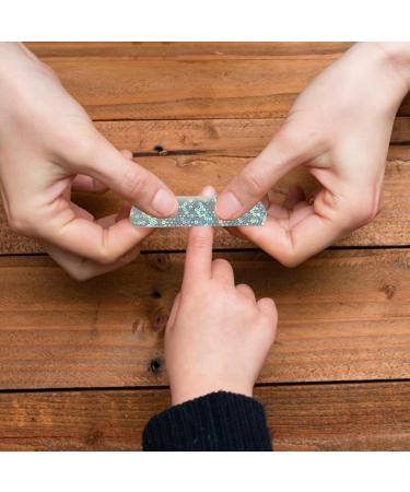 Healeved Girl Glitter Bandages - 20pcs Cute Cartoon Adhesive First Aid Strips for Kids - Sparkly Bandages for Cuts and Scrapes - Buy Online on GoSupps.com