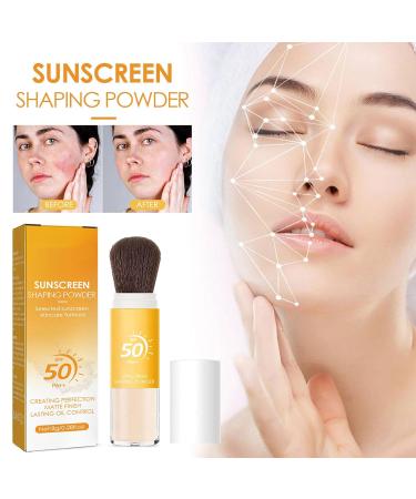 Buy SPF 50 Mineral Sunscreen Setting Powder - Oil Control Matte Finish Long Lasting - Lightweight Concealer Brush - International Shipping - Buy Online on GoSupps.com
