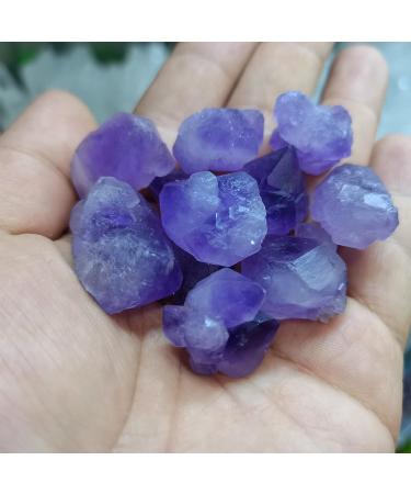 Crystal 50/100g Natural Amethyst Raw Quartz Small Cluster Stone Crystal Point Specimen Home Decor Raw Crystals Can be Used for ZJGIDTEM (Size : 50g) - Buy Online on GoSupps.com