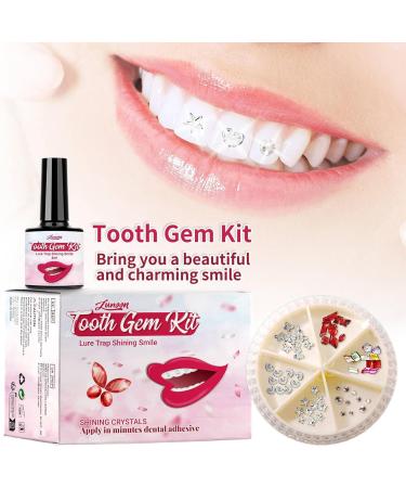 Tooth Gemstone Set | DIY Tooth Jewelry Kit for a Bright Smile | Shiny Crystal Tooth Decorations - Buy Online on GoSupps.com