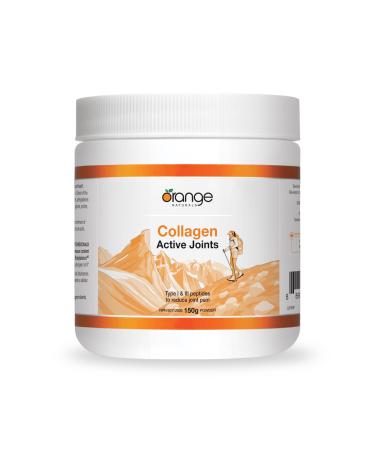 Orange Naturals - Collagen Active Joints 150g Powder - Helps to Reduce Joint Pain Associated with Osteoarthritis - Source of the Essential Amino Acid Lysine to Help in Collagen Formation