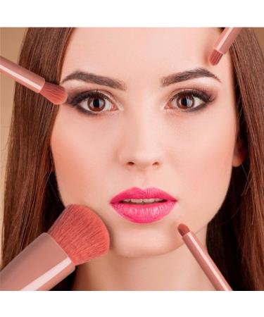 Travel Makeup Brush Set - 5pcs Mini Cosmetic Brushes Kit with Mirror & Bag | The Lip Bar Mascara (Pink) - Perfect for International Shipping - Buy Online on GoSupps.com