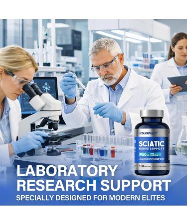 icolorfuled Sciatic Nerve Capsules Sciatic Nerve Pain R lief Suppl -Ment with 300mg Alpha Lipoic Acid & B-Complex Vitamins 120 Capsules for Hip Hand Leg & Lower Back Comfort - Buy Online on GoSupps.com