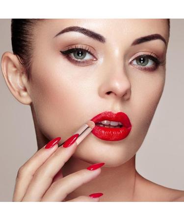 Shitafe Lip Applicator Silicone Small Lip Brush | Versatile Reusable Lip Portable Brush for Lipstick Concealer Applicator Pink - Buy Online on GoSupps.com